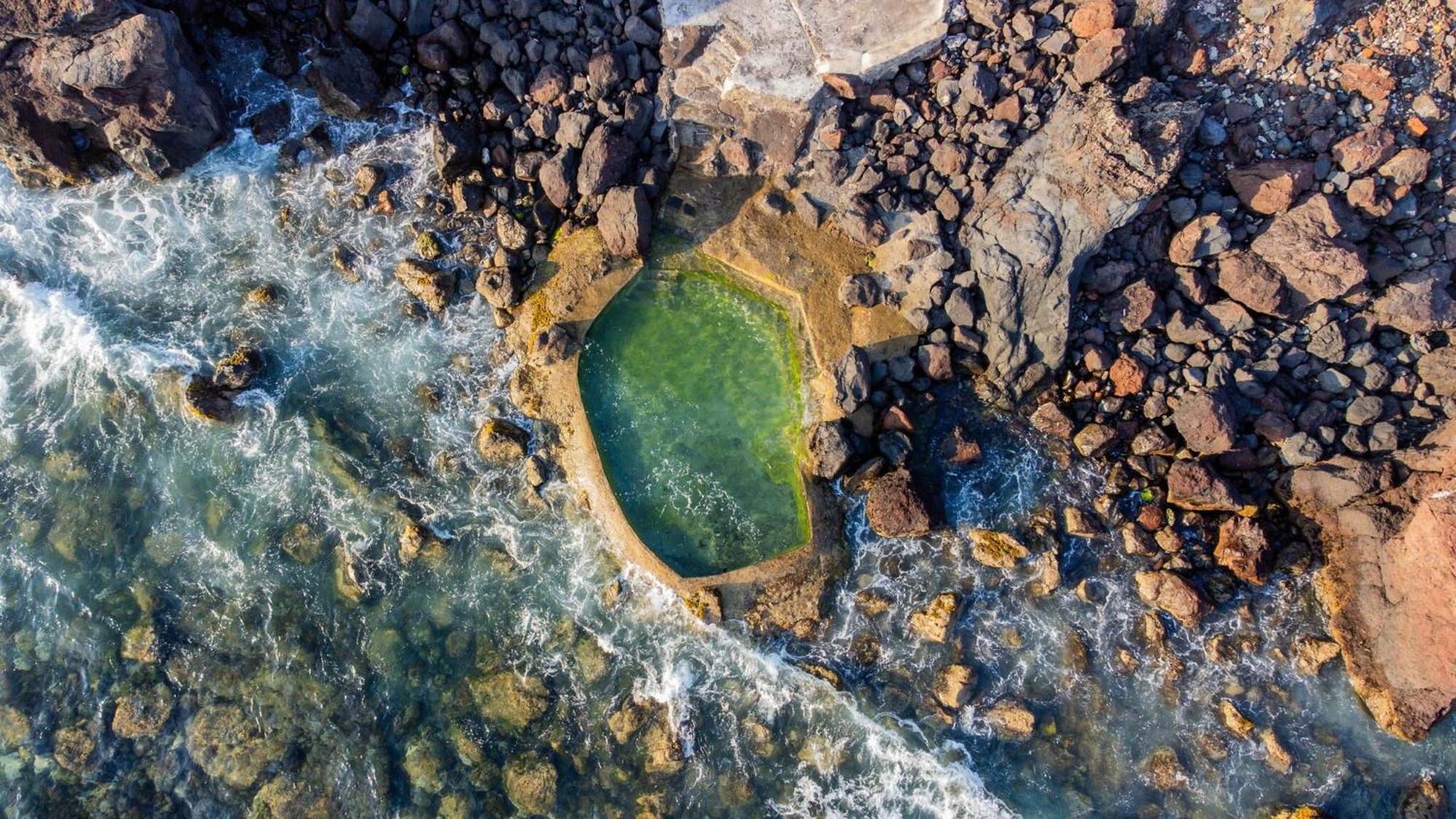 Mosteiros Natural Pool House Exteriér fotografie
